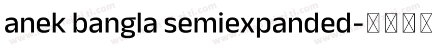 anek bangla semiexpanded字体转换